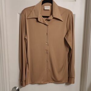Vintage Jantzen Camel Button Down Shirt
